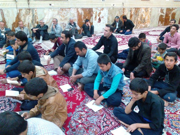 برگزاری دعای زیارت عاشورا و مراسم نوحه خوانی در لنده+تصاویر
