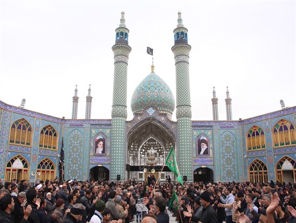 تجمع جاماندگان اربعین در آران و بیدگل+ تصاویر