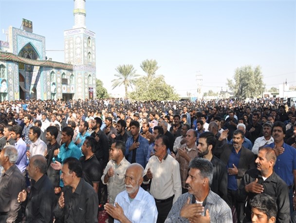 تجمع بزرگ عاشقان ابا عبدالله در مرقد امامزاده سید سلطان محمد (ع) +تصویر