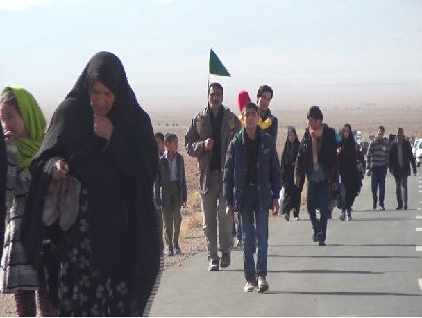 راهپیمایی پرشور جاماندگان اربعین حسینی در سربیشه /تصاویر