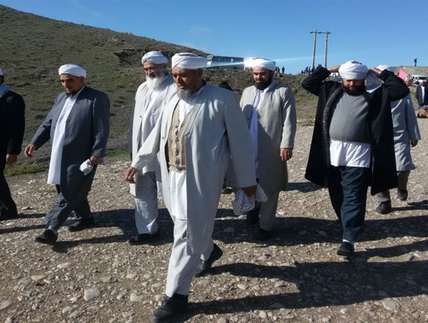 پیاده روی اهل سنت کلاله به مناسبت اربعین حسینی+تصاویر