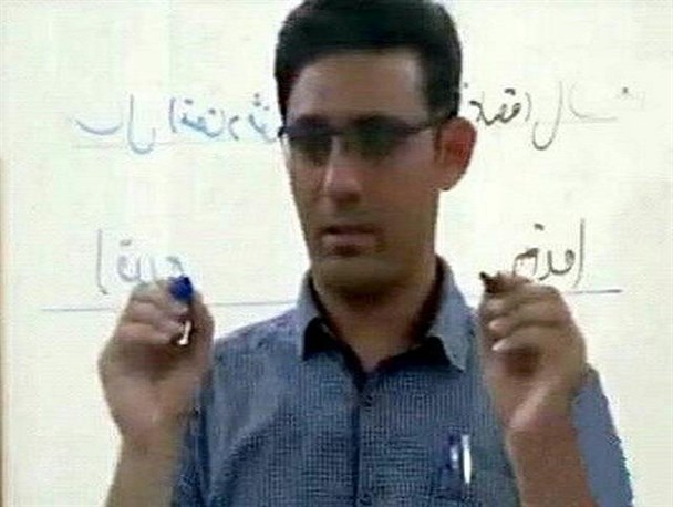 «علی ای همای رحمت» اثر جدید هنرمند وارونه نویس پارس آبادی + عکس
