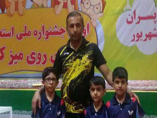 کسب مقام سوم مسابقات پینگ پنگ انتخابی قهرمانی کشور توسط ورزشکار پاوه ای