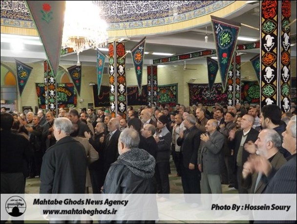 فریاد وا محمدا وا حسنا در آسمان قدس/مراسم ۲۸ صفر به روایت تصویر