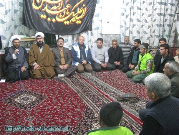 بازید مسئولین ستاد خدمات سفر شهرستان چناران از محل های اسکان زائرین