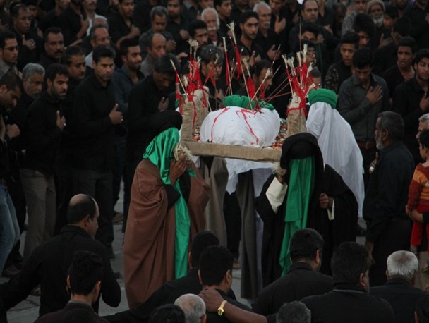 مراسم عزاداری ۲۸ صفر در بندرلنگه+تصویر