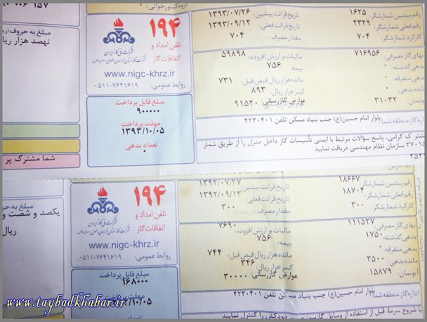 تورم 100 درصدی قیمت گاز نسبت به سال گذشته