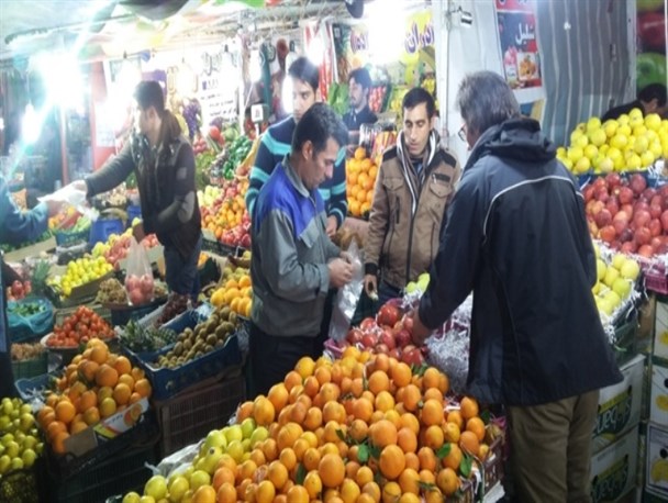بازار شب یلدا در پارس آباد مغان +عکس