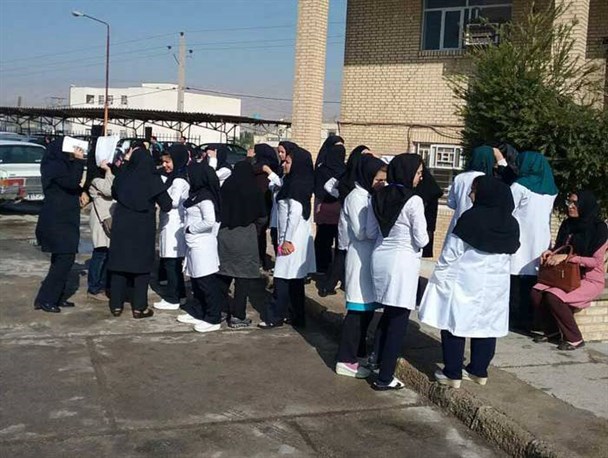 اعتراض پزشکان و پرستاران گچسارانی در بیمارستان شهید رجایی + تصاویر