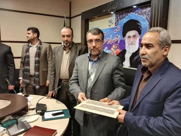 مراسم تودیع و معارفه رییس اداره کار و رفاه اجتماعی گرمسار برگزار شد