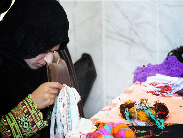 "پری وار دوزی" قدیمی ترین هنر دست زنان بلوچ