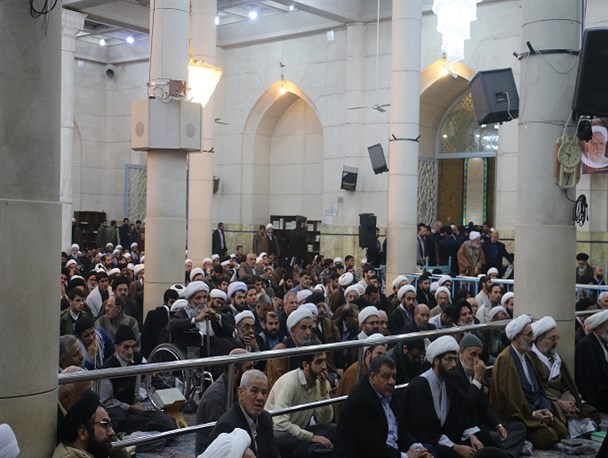 مراسم ترحیم آیت الله حائری شیرازی از سوی مقام معظم رهبری برگزار شد