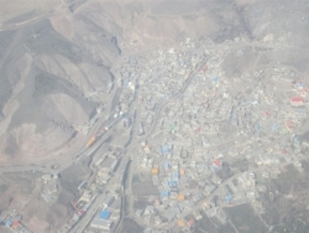 تصاویر هوایی از شهرستان کوثر