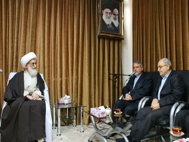 دیدار وزیر ارشاد با مراجع عظام تقلید در قم + تصاویر