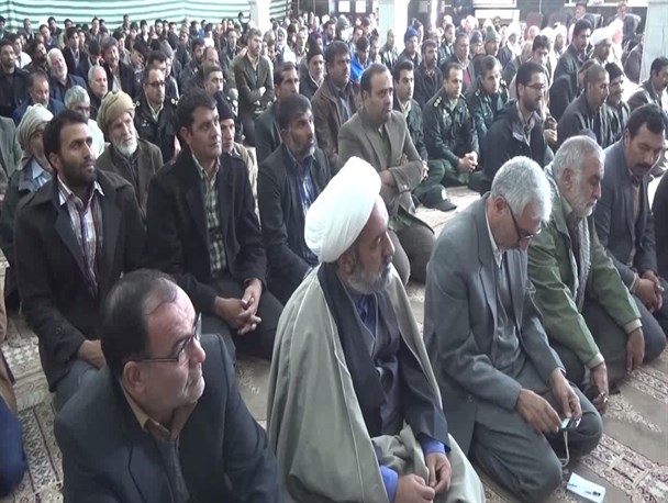 نماز جمعه این هفته سربیشه در قاب تصویر