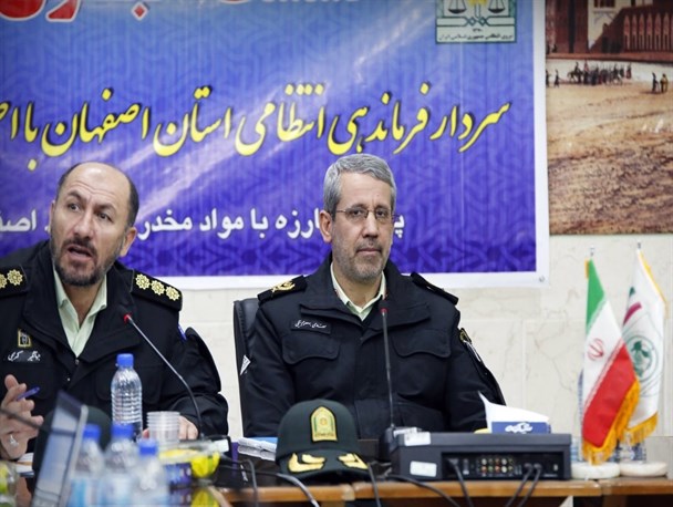 نشست خبری فرمانده نیروی انتظامی استان اصفهان/ تصاویر