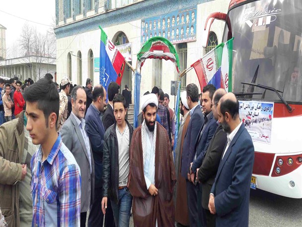 اعزام کاروان راهیان نور دانش‌آموزی تالش به مناطق عملیاتی دفاع مقدس