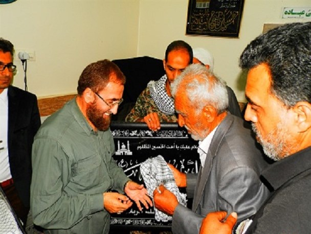 دیدار سردار باقر زاده با خانواده شهید مدافع حرم خوزستانی