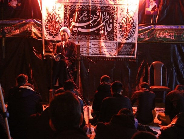 برگزاری مراسم عزاداری در شب شهادت بانوی دو عالم در دانشگاه ارومیه