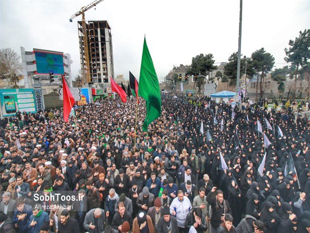 ندای «لبیک یا فاطمه(س)» در خراسان رضوی طنین انداز شد