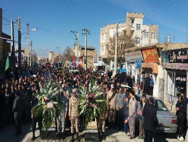 وداع باشکوه مردم میلاجرد با سرداران بی نشان+تصاویر