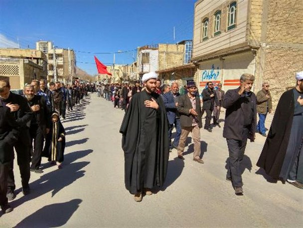 برگزاری قافله عزاداری حضرت زهرا(س) در شهرستان بن