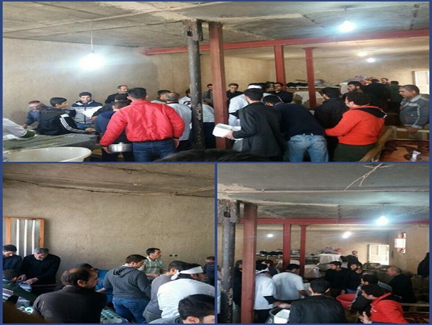 طبخ و توزیع 5هزار غذای نذری در روستای سیدشهاب
