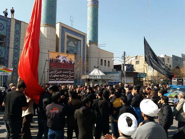 تجمع فاطمیون در گرمسار
