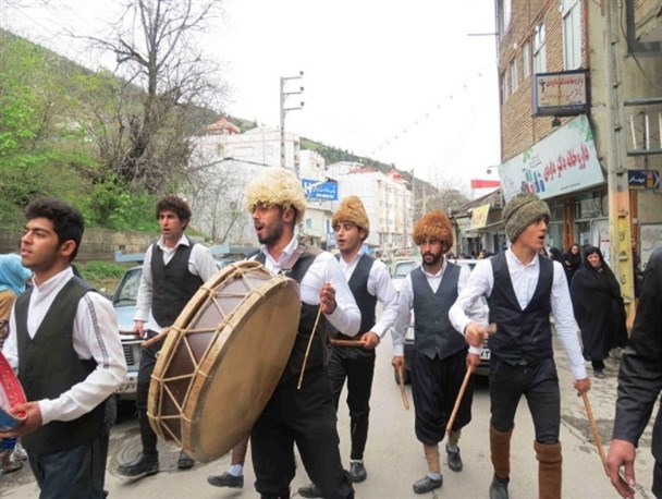 آیین نوروز خوانی در پل‌سفید+تصاویر