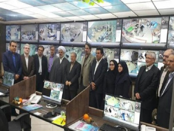بازدید استاندار از مرکز پایش تصویری دانشگاه علوم پزشکی و بیمارستان تخصصی کودکان