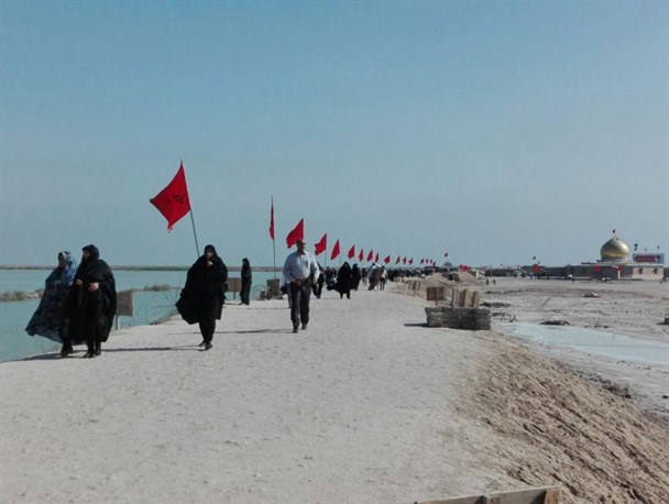 کاروان راهیان نور پارس آباد در مناطق عملیاتی جنوب کشور + تصاویر