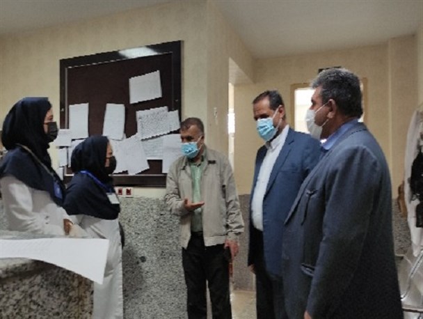 بازدید مسئولان استانی و شهرستانی از بخش‌های مختلف بیمارستان کهگیلویه+عکس