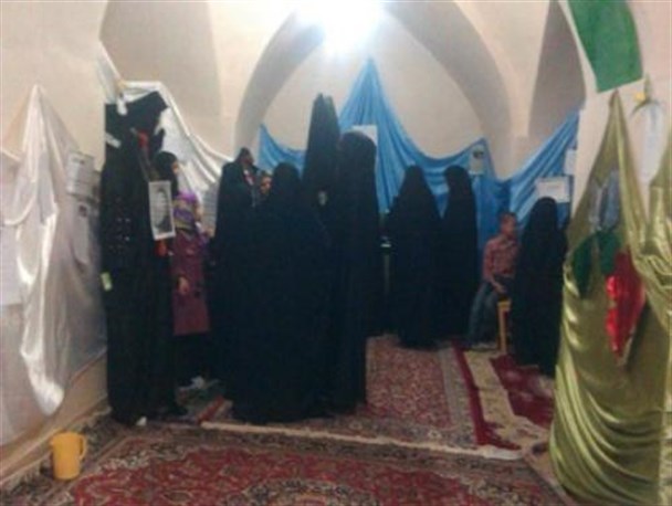 نمایشگاه فرهنگ فاطمی درآرین شهربرپاشد+عکس