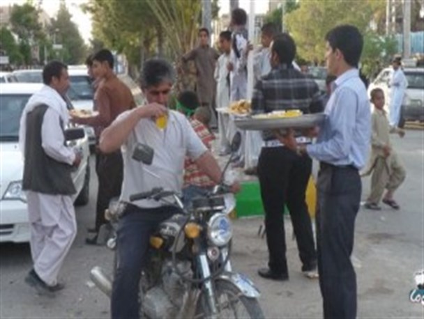 برگزاری ایستگاه صلواتی در خاش