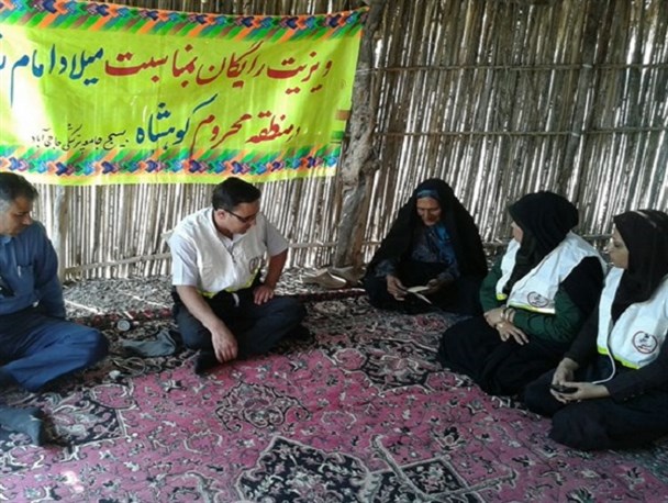اعزام 2 تیم پزشکی به مناطق محروم بخش کوهشاه احمدی حاجی اباد