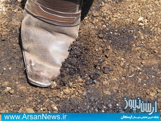 تخریب آسفالت برخی معابر ارسنجان یک روز پس از اجرا!/تصاویر