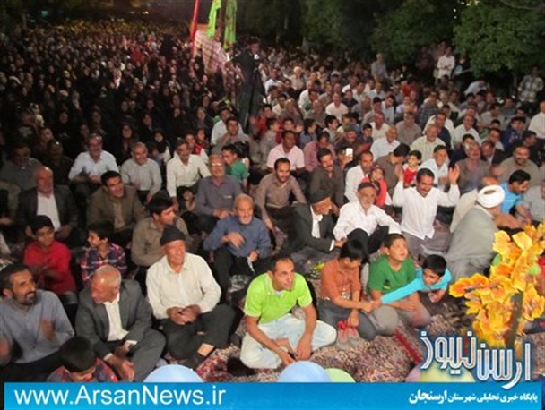 جشن خیابانی شب میلاد حضرت ابوالفضل(ع) در ارسنجان