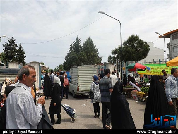 مکان بازا هفتگی بندرانزلی تغییر یافت