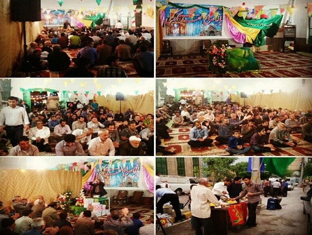 تصاویر جشن میلاد امام زمان (ع) در حسینیه اعظم گلمکان