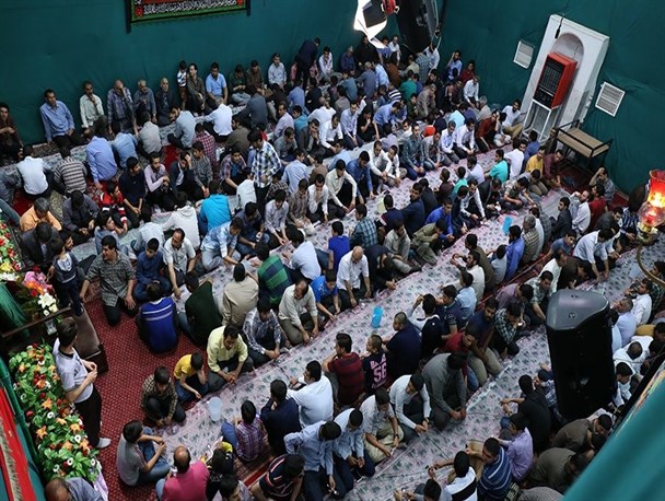 جشن میلاد امام زمان(عج) در مسجد ساعت برگزار شد+تصاویر