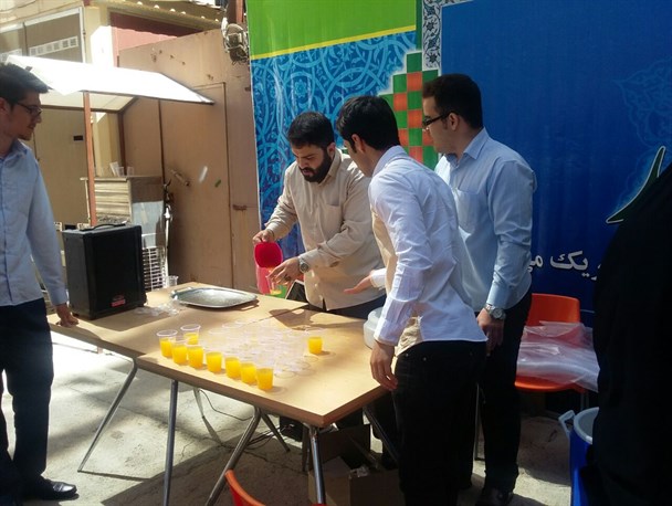 ایستگاه صلواتی در جهاد دانشگاهی کرمانشاه