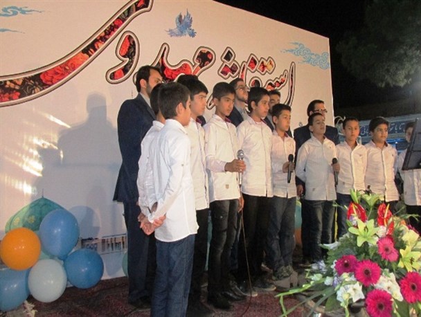 برگزاری جشن نیمه شعبان در صحن امامزادگان(ع) ساوه با حضور معاون فرهنگی اوقاف کشور