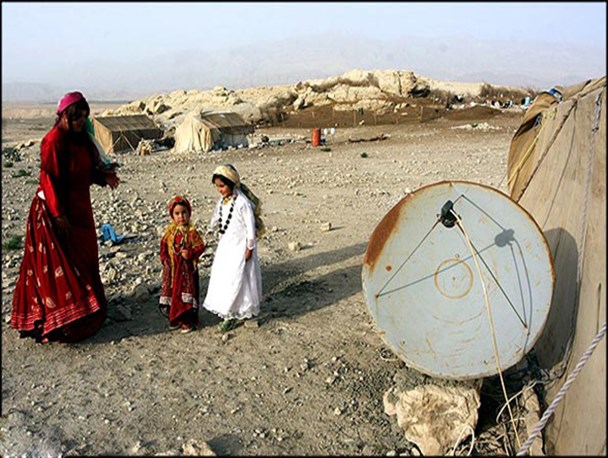 تغییر فرهنگ روستا با آمدن ماهواره