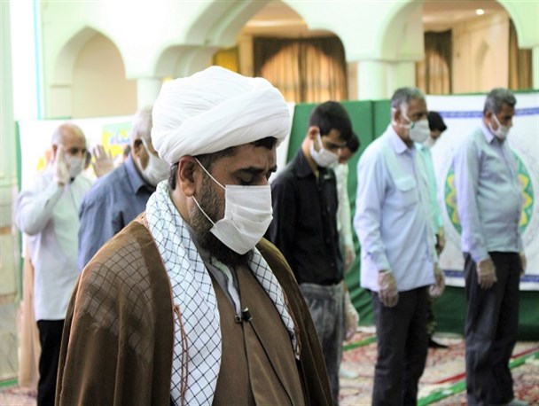اقامه نخستین نماز جمعه سرخس در وضعیت سفید کرونایی