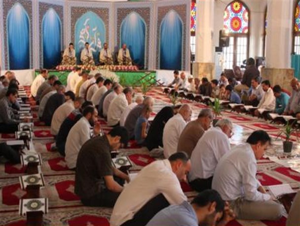 مراسم ترتیل خوانی قرآن کریم در مصلی رشت/تصاویر