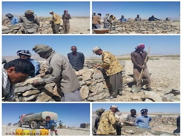 برگزاری اردوی جهادی عشایر در منطقه کوه سیاه /پاسخ محبت آمیز عشایر به خدمات امورعشایری لنده+تصاویر