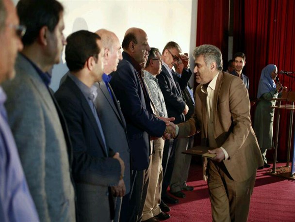 مراسم تجلیل از آتش نشانان حادثه پتروشیمی بوعلی برگزار شد/تصاویر