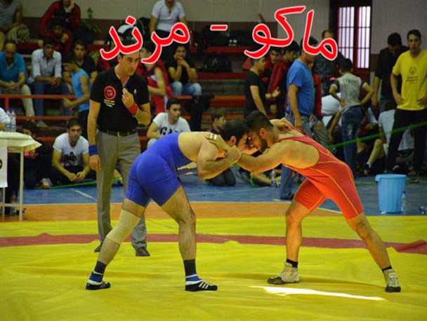 مسابقه دوستانه کشتی در ماکو برگزار شد