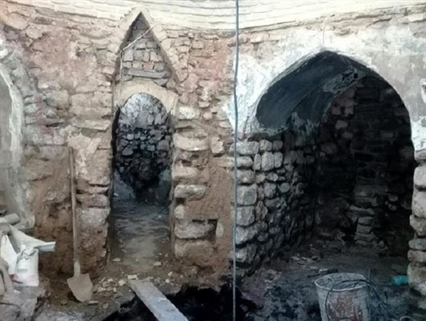 مرمت حمام تاریخی زیاران آغاز شد