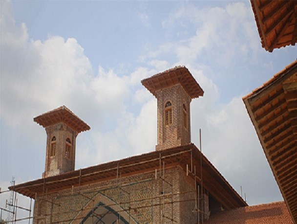آخرین روند بازسازی مسجد جامع ساری